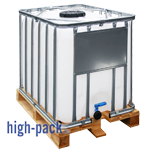 IBC 640l Holz-Palette